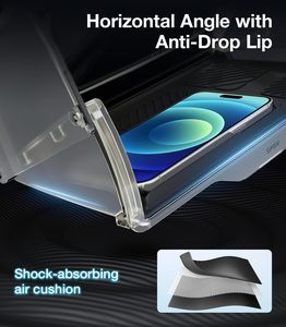 2025 accessoires de voiture sous l'écran boîte de rangement Console centrale organisateur plateau avec coussin antidérapant pour <span class=keywords><strong>Tesla</strong></span> modèle 3 2016 ~ 2025 - Product Image 5