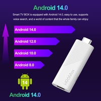 Nouvel H96 MAX 4K Android 14 ATV H313 Double Wifi BT Smart Fire TV Stick Décodeur Quad Core Processeur Allwinner 4K H96MAX