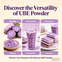 Poudre d'igname violette OEM, meilleure poudre d'ube / poudre d'igname violette en vrac