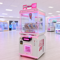 Distributeur automatique de mini-cadeaux à monnayeur, 48 pinces, de luxe, commercial, pour centre commercial, avec jeu de pincettes à clés pour enfants et armoire métallique