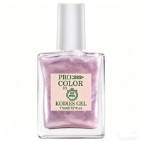 KODIES GEL Vernis à ongles rose scintillant à base de plantes et durcisseur - Traitement de réparation et de croissance des ongles extra fort pour manucure