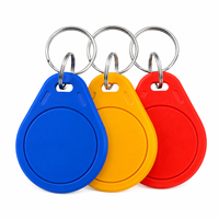 Reliablerfid – Porte-clés RFID personnalisé avec logo imprimé, puce EV1 4K 13,56 MHz ISO14443A pour contrôle d'accès