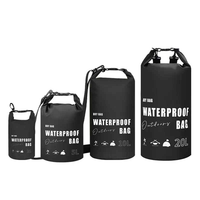 Custom Logo Dry Sack Outdoor Sport Strand Transparant Ocean Pack Water Proof Zwemrugzak Clear Wandelen Natte Waterdichte Tas