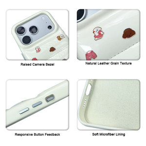 <span class=keywords><strong>Coque</strong></span> <span class=keywords><strong>de</strong></span> protection pour iPhone 16 Pro Max, motif chiot <span class=keywords><strong>Kawaii</strong></span>, texture doudoune gonflable, anti-chute, ajustement parfait, en promotion - Product Image 3
