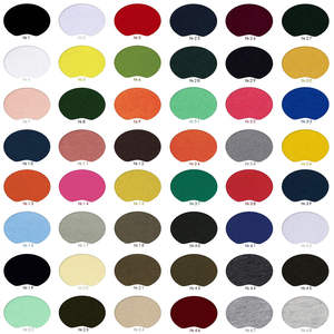 T-shirt personnalisé pour homme, coupe ample, poids lourd, 400 grammes, coton tricoté, manches courtes, uni, col rond, écologique, mode été - Product Image 6