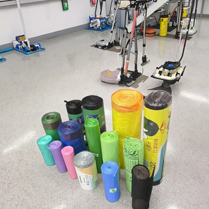 Sacs poubelle industriels avec fonctions de sécurité, sacs à ordures en plastique sur mesure, cordon de serrage/haut plat, fabrication directe, OEM disponible - Product Image 5