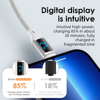 LeEco's C2C USB Typ-C zu Typ-C Digital-Display Multifunktions-6A-Schnellladekabel Abgeschirmtes Reinkupfer-Datenkabel Hergestellt in Pakistan