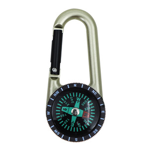 Mosquetón multifuncional de aleación con brújula y clip de liberación rápida para senderismo y navegación al aire libre - Product Image 2