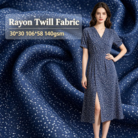 Tissu en rayonne viscose sergé uni imprimé 100 % pour abaya, vente en gros, confortable et de haute qualité
