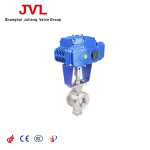 JL900-Q5 फ्लैंगेड इलेक्ट्रिक <span class=keywords><strong>v</strong></span> प्रकार बॉल वाल्व - Product Image 3