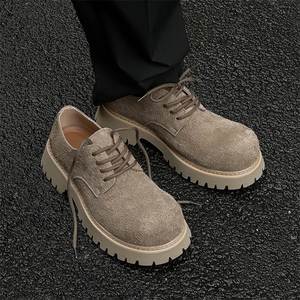 Zapatos de Plataforma de Gamuza para Hombre, Casuales, Ligeros, Cómodos, Transpirables, Flexibles, Modernos, para Uso Diario, con Entresuela de Goma y Microfibra - Product Image 6