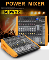 Mélangeur Audio professionnel à huit canaux PM8 pour Console de mixage karaoké Dj