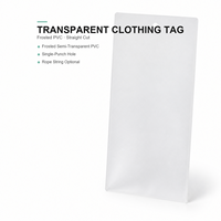 Étiquette de prix en plastique PVC signe étiquette support d'affichage étiquette en PVC pour vêtements