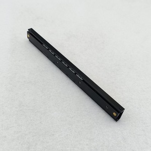 Aluminum Alloy <b>Slide</b> Rail 24 In Full Extension For Furniture <b>Drawers</b> Black Minimalist Design - Product Image 3