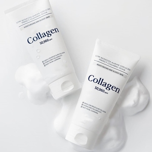 150ml Collagen làm sạch bọt nhẹ nhàng làm sạch sâu Hàn Quốc Sữa rửa mặt rửa với thủy phân collagen & glycerin - Product Image 5
