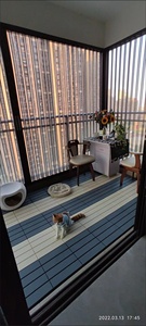Realistic Wood Grain <b>Plastic</b> Floor Tiles for Balcony Decor Courtyard Landscaping UV Resistant Weather Proof - Product Image 3