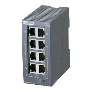 โมดูลสวิตช์ไฟฟ้า Original New 6GK5005 0BA10 1AA3 SCALANCE X005 IE รุ่นเริ่มต้น มีสินค้าในสต็อก - Product Image 2
