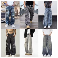 Pantalones vaqueros holgados de segunda mano para mujer y hombre, de algodón, estilo boyfriend, para verano, en pacas, precio de fábrica