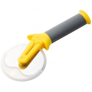 Stainless Steel Disposable Foldable Single <b>Wheel</b> Pizza Cutter Rolling Kitchen Tool - Product Image 2