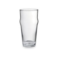 Verre à bière à parois droites gaufré 470 ml en verre blanc de haute qualité – Vente en gros pour brasseries artisanales, bars, restaurants et brasseries-cave