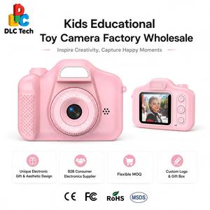 Câmera Digital Mini 1080P HD Retro da Fábrica Eletrônica DLC Shenzhen com Tela IPS de 1.3" para Presentes de Viagem para Crianças - Product Image 1