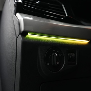 Luz Ambiental para Auto, Juego de Cables de Fibra Óptica Acrílica con Control Remoto para el Borde de las Puertas y la Consola Central (Volante a la Derecha) - Product Image 4