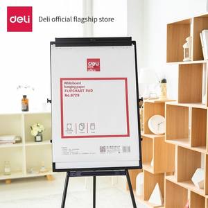 Deli 8780 tableau blanc papier grand support de sol tableau blanc peut être accroché peut être serré avec une ligne de traction déchirable écriture lisse haute - Product Image 2