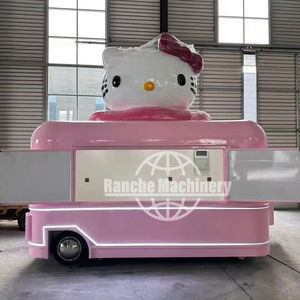 Camión de Comida Rápida Eléctrico para Helados y Desayunos, Carrito Móvil de Acero Inoxidable para Aperitivos con Pinchos Fritos y Verduras Estofadas, 2 Años de Garantía - Product Image 1