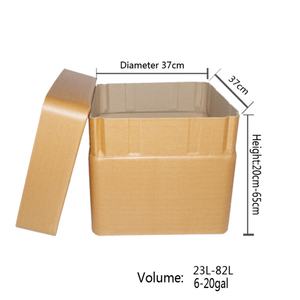 ถังไฟเบอร์ทรงสี่เหลี่ยมคุณภาพสูง ขนาด 6 แกลลอน - 20 แกลลอน - Product Image 2