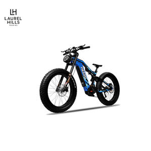HEZZO Nouveau vélo électrique en fibre de carbone, autonomie de 60 à 90 km, 9 vitesses, double suspension, accélération de 0,1 s pour 30 °   Batterie au lithium Slopes - Product Image 4