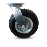 Roue pivotante industrielle gonflable de 10 pouces