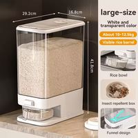 Seau à riz de 10 kg, anti-insectes et anti-humidité, hermétique, de qualité alimentaire, boîte à riz, boîte à farine, rangement haut de gamme