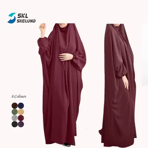 Großhandel neues Design Beliebte muslimische Abaya Gebets kleid Langarm Neueste Abaya Frauen Muslim Hijab Saudi-Arabien Abaya Designs