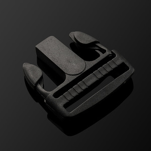 Hebilla de Liberación Lateral Metálica Jiuyuan, Plateada y Negra, Resistente, para Bolsos - Product Image 3