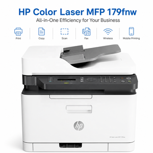 Impresora Multifunción Láser a <span class=keywords><strong>Color</strong></span> <span class=keywords><strong>178nw</strong></span> para HP, Impresora de Escritorio Inalámbrica Todo en Uno A4, Impresión por Red USB, Impresión por Cable, Copiadora, Escáner, Reacondicionada - Product Image 1