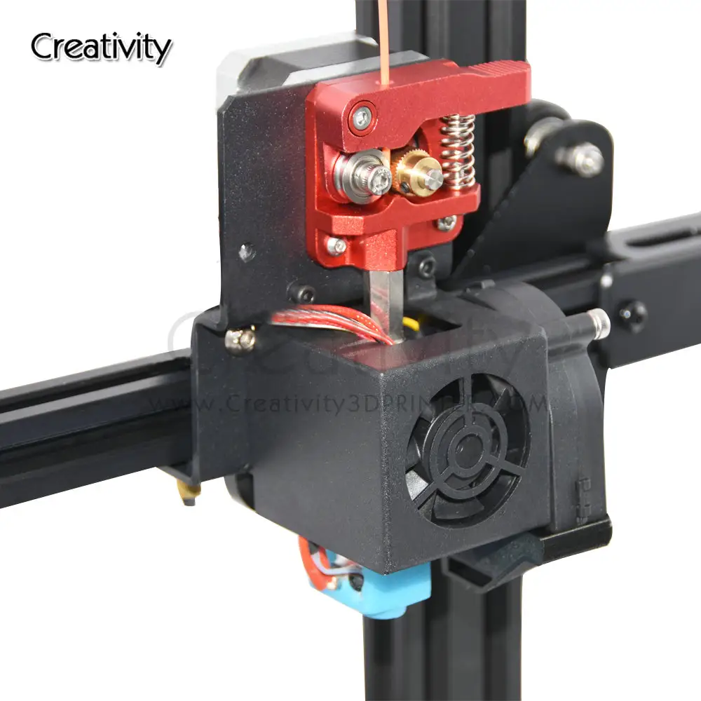 Creativity Compatible with Ender3/CR 10s/CR-10 3D Printer Metal Parts 12V/24V 40W MK8 Upgrade Direct Drive Extruder Hot End Kit