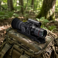 HENBAKER CY800-RL Optique de vision nocturne en alliage d'aluminium, grossissement 6X, objectif 75 mm, étanche, distance IR 400 m, vidéo 1440p