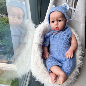 Bebe búp bê tái sinh liam 50cm toàn bộ mềm rắn Silicone sơn tái sinh bé búp bê Silicone bé búp bê thực tế - Product Image 5