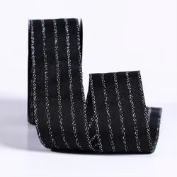 Ruban en polyester rayé fait main pour artisanat domestique, accessoires de <span class=keywords><strong>couture</strong></span> pour nœuds <span class=keywords><strong>papillon</strong></span>, mariage, emballage et décoration - Product Image 4