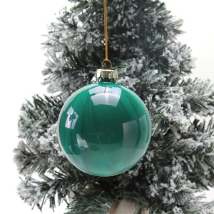 Decorazioni Natalizie in Vetro Lucido Fatte a Mano da 8 cm, Vendita Calda di Fabbrica, 3 Colori, per Feste e Festival - Product Image 4