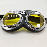 Masque de protection rétro 2026 Halley coupe-vent anti-UV pour moto, karting, VTT, sports de plein air, lunettes pliables