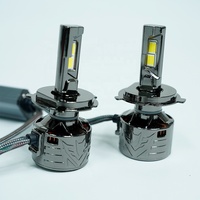 Ampoule de phare LED de voiture 140W 25000LM H4 H7 H11 9012 H13, faisceau haut et bas 6000K, tube à trois cuivres, ventilateur de refroidissement silencieux pour phare automobile