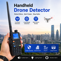 Détecteur de signal de drone portable 300-6200 MHz, détecteur de signal UAV pour DJI FPV Autel avec fonction de silencieux à une touche pour les systèmes d'alarme