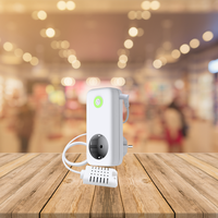 DOMISI KW600 Contrôle de la température intelligent pour la maison, contrôle par application, utilisation en salon, respectueux de l'environnement, anti-inflammable, PC, design européen, 2 ans de garantie
