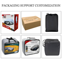 Housse de protection UV KXF pour berline et SUV, anti-poussière, imperméable, résistante aux rayures, en Oxford 150D, grise, fabrication OEM ODM