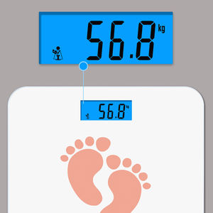 कस्टम लोगो रंग प्रिंट डिजिटल इलेक्ट्रॉनिक एलसीडी डिस्प्ले बॉडी वजन स्केल बेबी मदर - Product Image 5