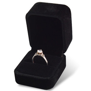 Ring Box Velvet Velvet Factory Out Let And Popular And Hot Soft Feeling Black Ring Jewelry Box Velvet
