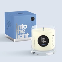 Boîte à bougies rigide en carton, emballage cadeau en papier avec insert, recyclable, emballage personnalisé pour bougies aromatiques