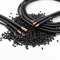 Composé de PVC souple ignifuge pour gaine et isolation de câbles électriques, granulés en gros