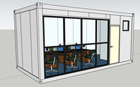Vente d'usine de maisons conteneur de luxe Diverses maisons préfabriquées Fenêtre en aluminium Maison en acier pliante de 3 chambres à coucher